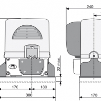 Комплект Came BX-74/400